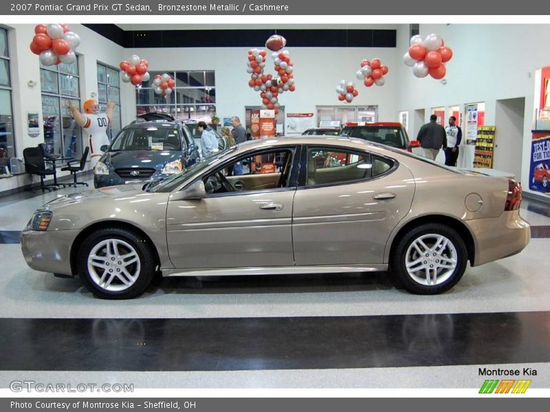 Bronzestone Metallic / Cashmere 2007 Pontiac Grand Prix GT Sedan