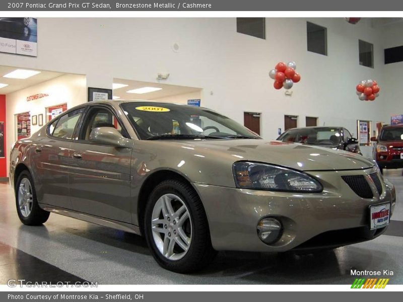 Bronzestone Metallic / Cashmere 2007 Pontiac Grand Prix GT Sedan