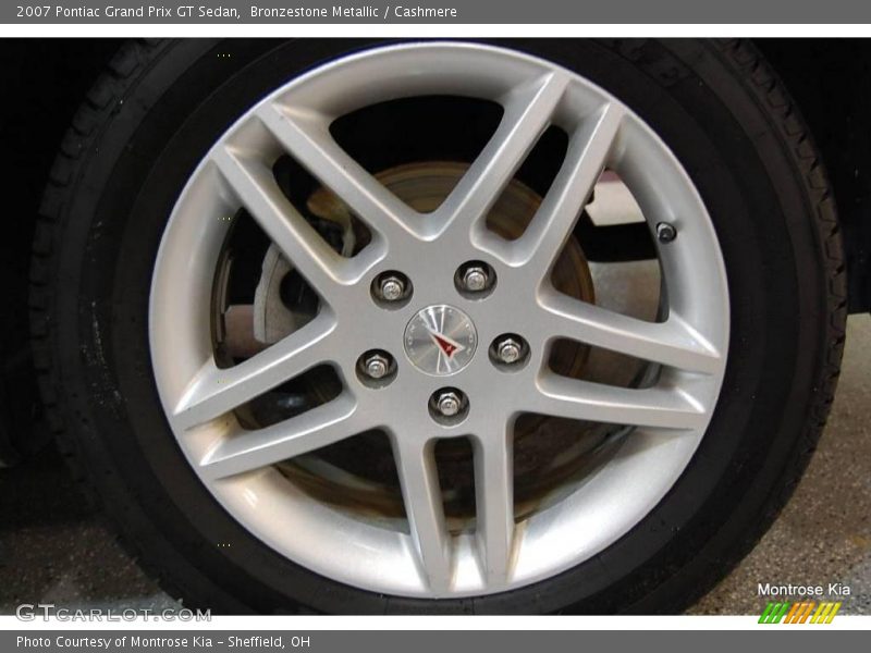 Bronzestone Metallic / Cashmere 2007 Pontiac Grand Prix GT Sedan