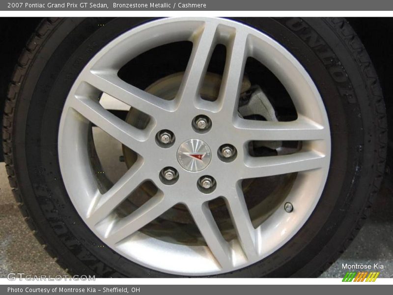 Bronzestone Metallic / Cashmere 2007 Pontiac Grand Prix GT Sedan