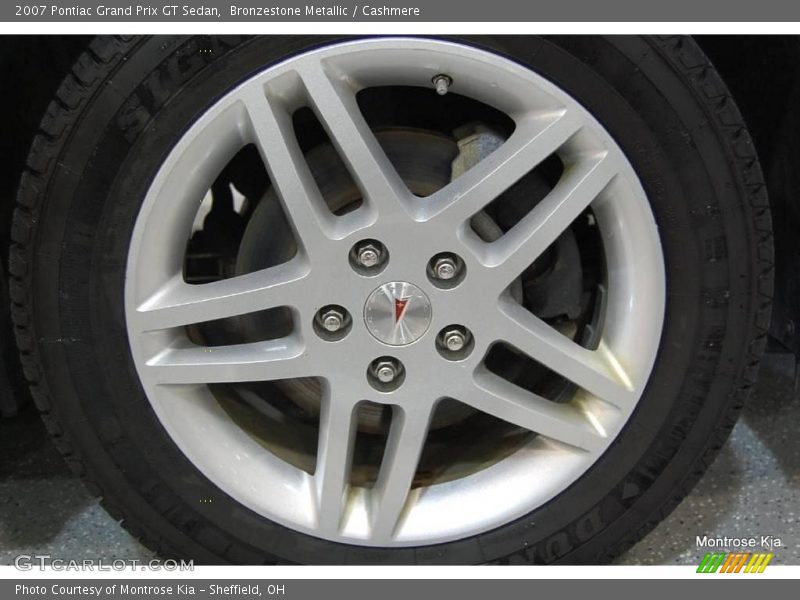 Bronzestone Metallic / Cashmere 2007 Pontiac Grand Prix GT Sedan