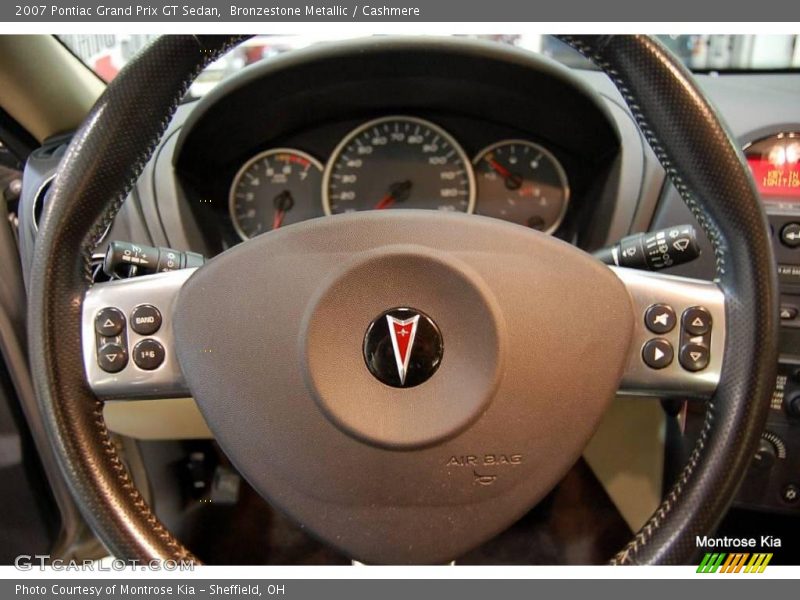 Bronzestone Metallic / Cashmere 2007 Pontiac Grand Prix GT Sedan