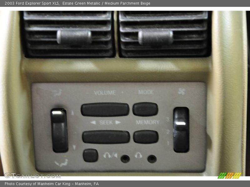 Estate Green Metallic / Medium Parchment Beige 2003 Ford Explorer Sport XLS