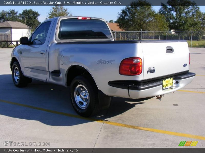 Silver Metallic / Medium Graphite Grey 2003 Ford F150 XL Sport Regular Cab
