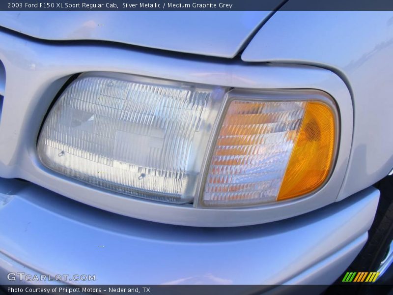 Silver Metallic / Medium Graphite Grey 2003 Ford F150 XL Sport Regular Cab