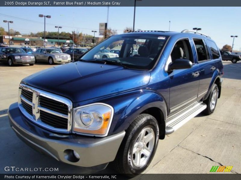 Patriot Blue Pearl / Medium Slate Gray 2005 Dodge Durango SLT