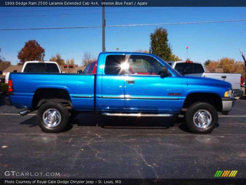 Intense Blue Pearl / Agate 1999 Dodge Ram 2500 Laramie Extended Cab 4x4