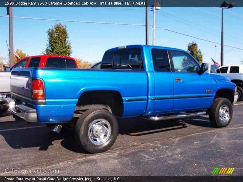 Intense Blue Pearl / Agate 1999 Dodge Ram 2500 Laramie Extended Cab 4x4