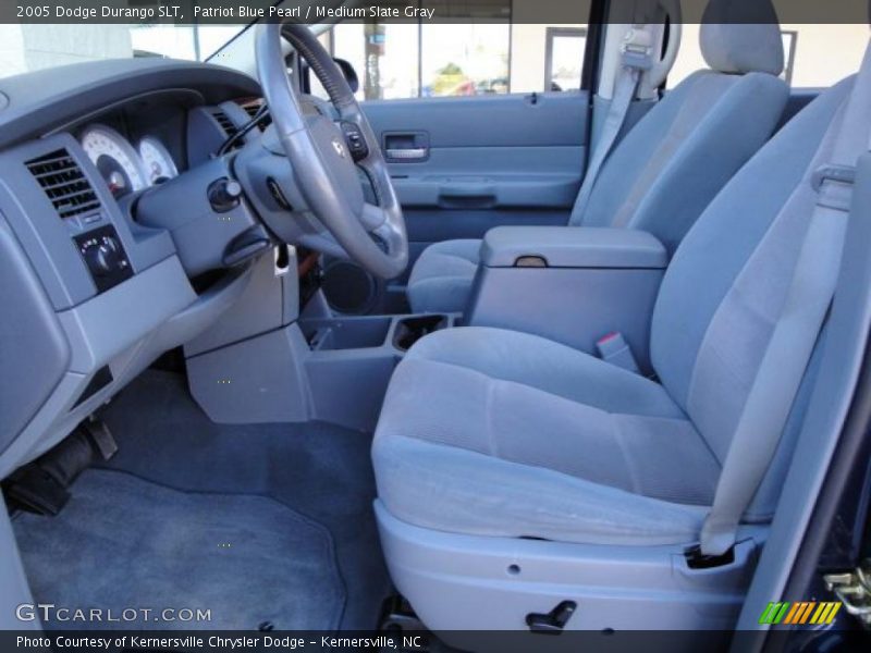 Patriot Blue Pearl / Medium Slate Gray 2005 Dodge Durango SLT