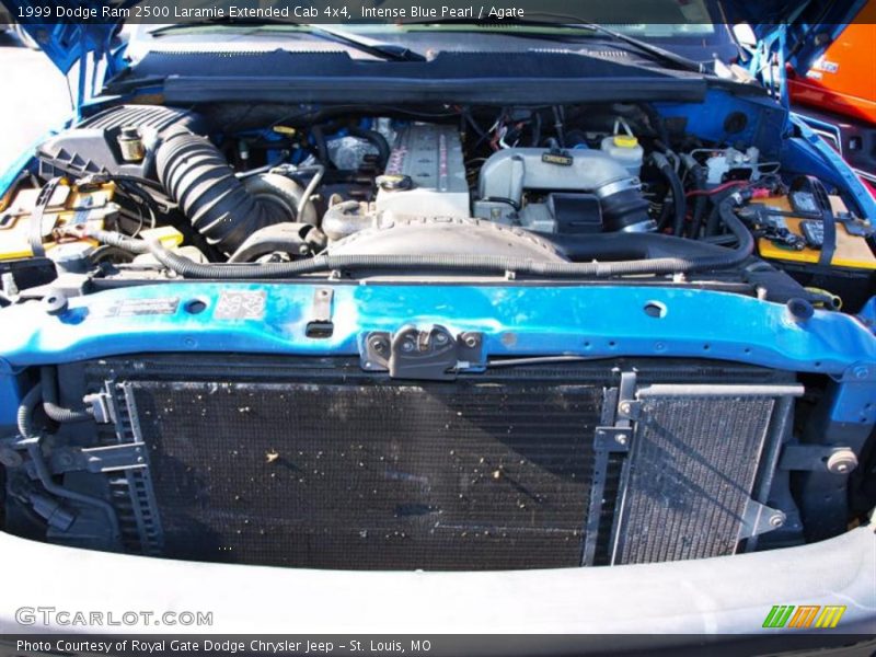 Intense Blue Pearl / Agate 1999 Dodge Ram 2500 Laramie Extended Cab 4x4