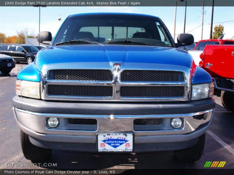 Intense Blue Pearl / Agate 1999 Dodge Ram 2500 Laramie Extended Cab 4x4