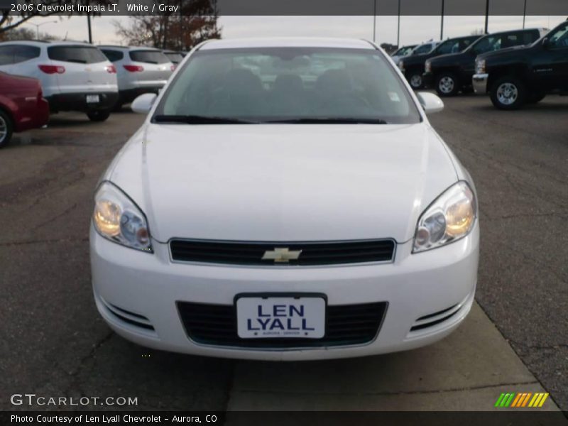 White / Gray 2006 Chevrolet Impala LT