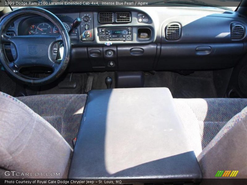 Intense Blue Pearl / Agate 1999 Dodge Ram 2500 Laramie Extended Cab 4x4