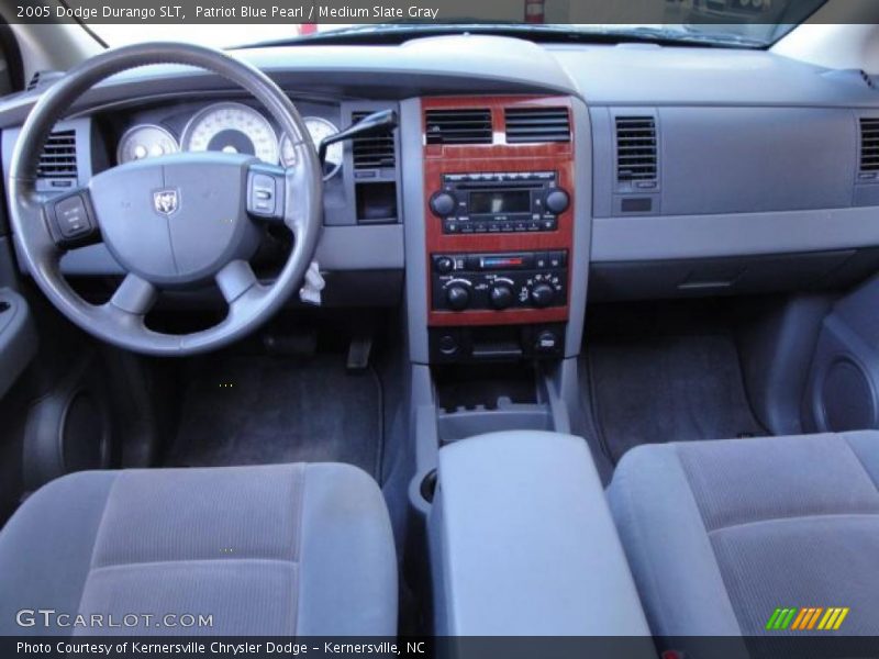 Patriot Blue Pearl / Medium Slate Gray 2005 Dodge Durango SLT