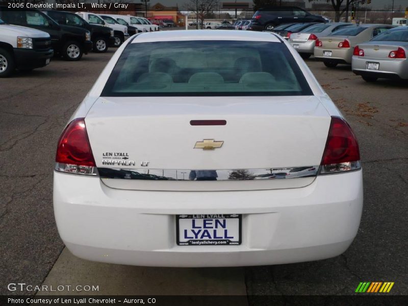 White / Gray 2006 Chevrolet Impala LT
