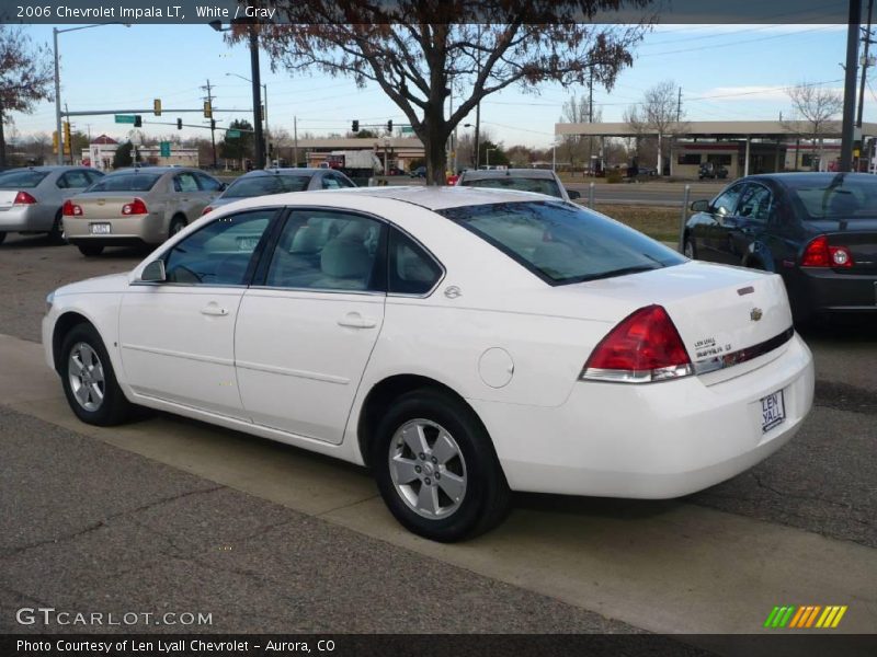 White / Gray 2006 Chevrolet Impala LT