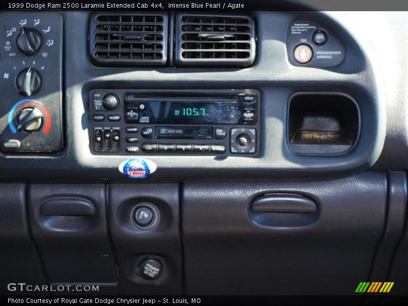Intense Blue Pearl / Agate 1999 Dodge Ram 2500 Laramie Extended Cab 4x4