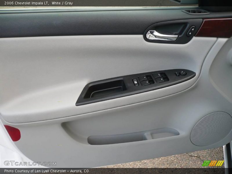 White / Gray 2006 Chevrolet Impala LT