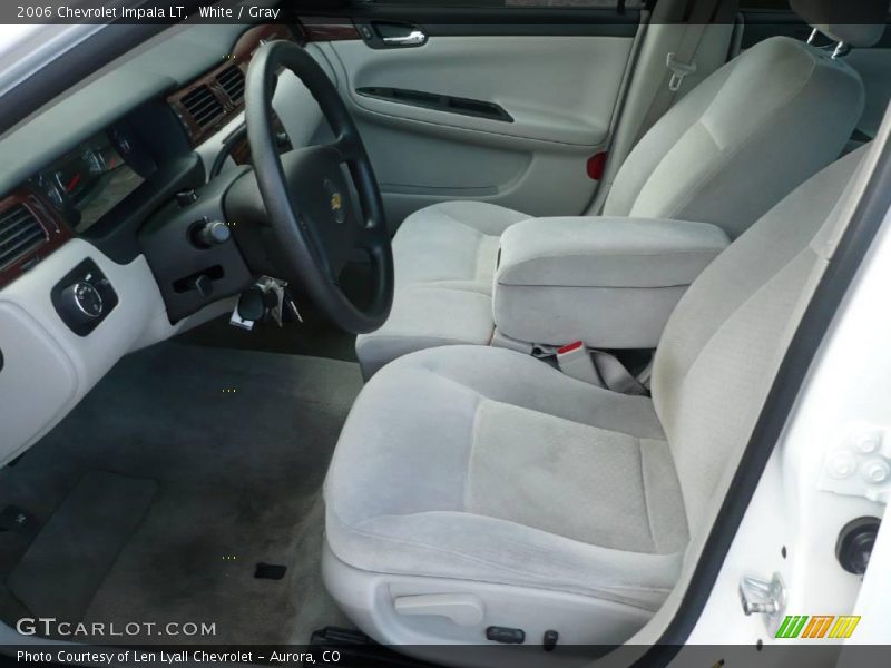 White / Gray 2006 Chevrolet Impala LT