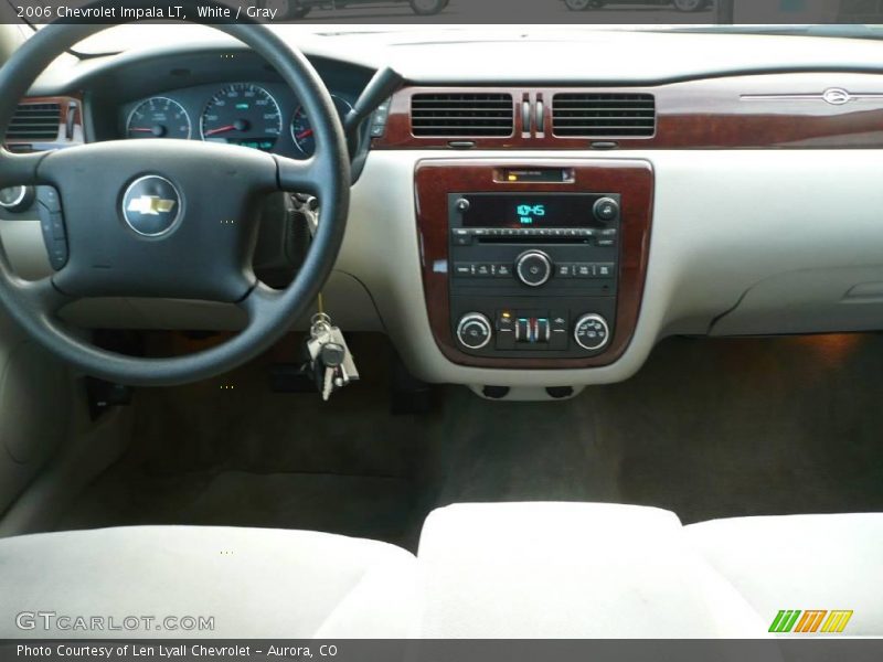 White / Gray 2006 Chevrolet Impala LT