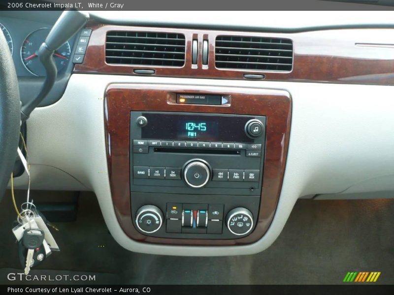 White / Gray 2006 Chevrolet Impala LT