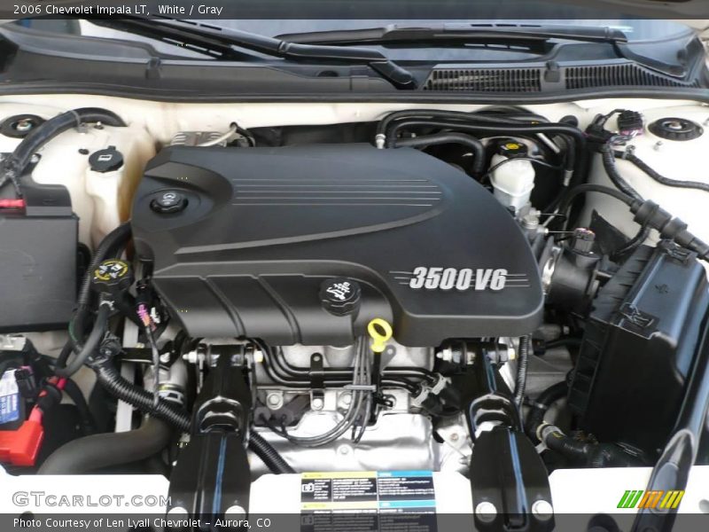 White / Gray 2006 Chevrolet Impala LT