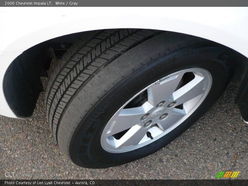 White / Gray 2006 Chevrolet Impala LT