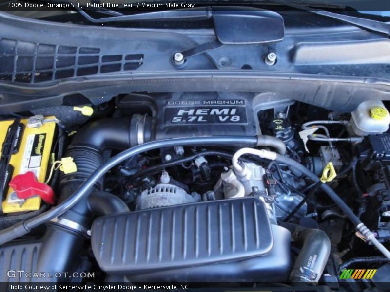 Patriot Blue Pearl / Medium Slate Gray 2005 Dodge Durango SLT