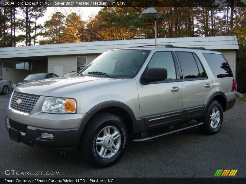 Silver Birch Metallic / Medium Flint Gray 2004 Ford Expedition XLT