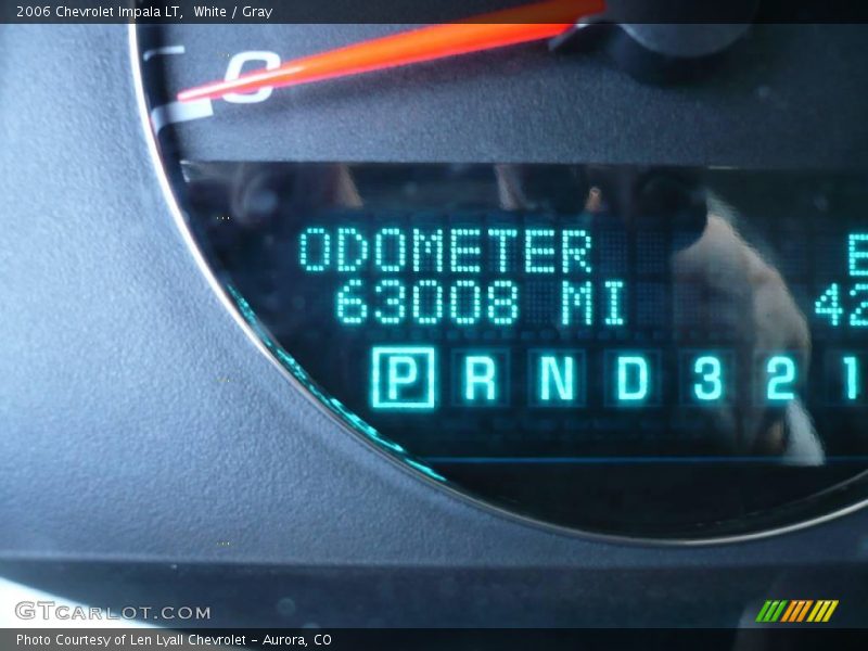White / Gray 2006 Chevrolet Impala LT