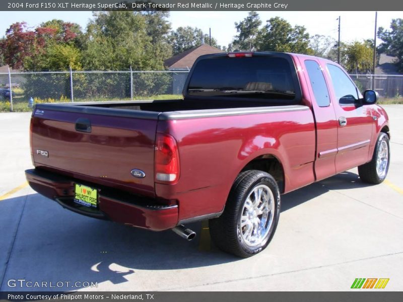 Dark Toreador Red Metallic / Heritage Graphite Grey 2004 Ford F150 XLT Heritage SuperCab