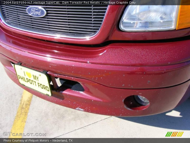 Dark Toreador Red Metallic / Heritage Graphite Grey 2004 Ford F150 XLT Heritage SuperCab