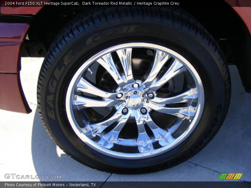 Dark Toreador Red Metallic / Heritage Graphite Grey 2004 Ford F150 XLT Heritage SuperCab