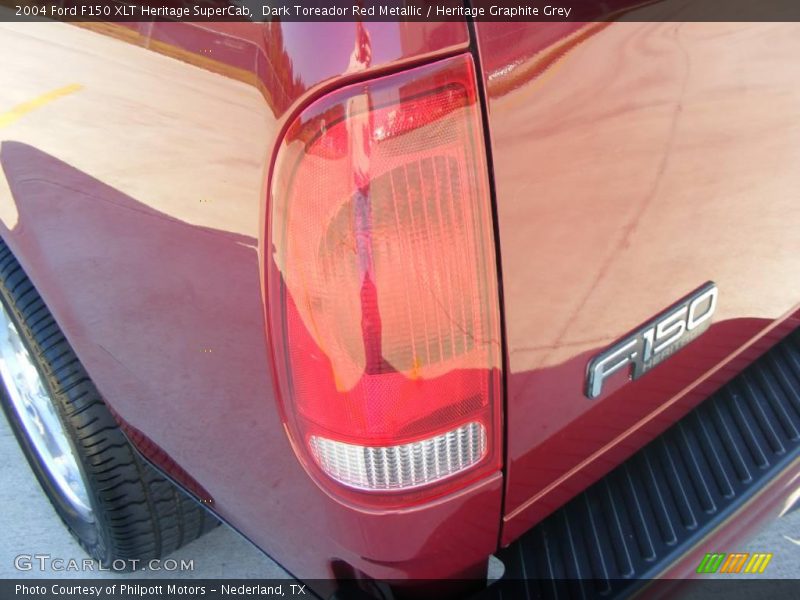 Dark Toreador Red Metallic / Heritage Graphite Grey 2004 Ford F150 XLT Heritage SuperCab