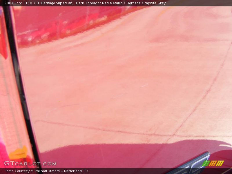 Dark Toreador Red Metallic / Heritage Graphite Grey 2004 Ford F150 XLT Heritage SuperCab
