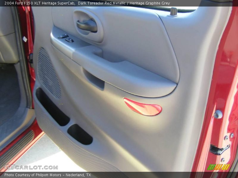 Dark Toreador Red Metallic / Heritage Graphite Grey 2004 Ford F150 XLT Heritage SuperCab