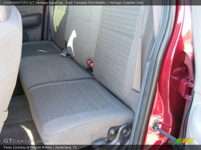 Dark Toreador Red Metallic / Heritage Graphite Grey 2004 Ford F150 XLT Heritage SuperCab