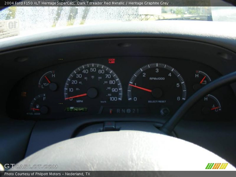 Dark Toreador Red Metallic / Heritage Graphite Grey 2004 Ford F150 XLT Heritage SuperCab