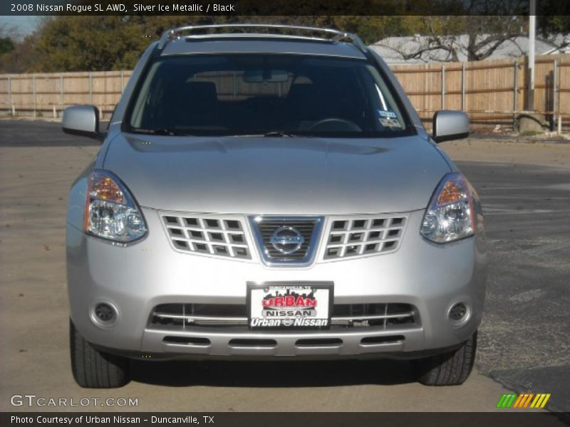 Silver Ice Metallic / Black 2008 Nissan Rogue SL AWD