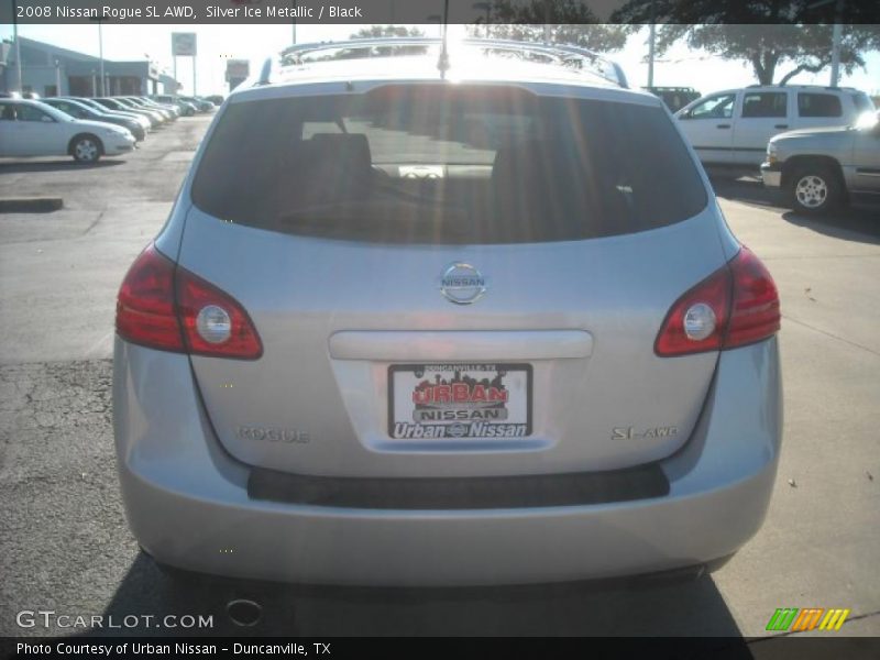 Silver Ice Metallic / Black 2008 Nissan Rogue SL AWD