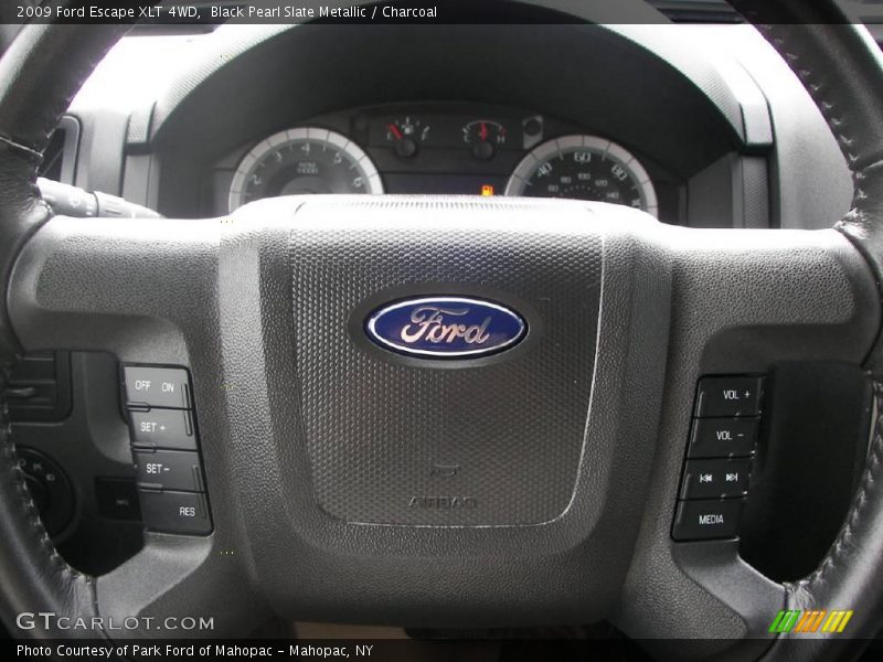 Black Pearl Slate Metallic / Charcoal 2009 Ford Escape XLT 4WD