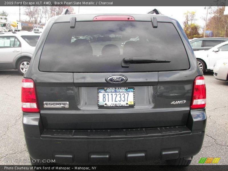 Black Pearl Slate Metallic / Charcoal 2009 Ford Escape XLT 4WD