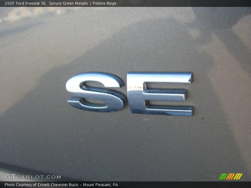 Spruce Green Metallic / Pebble Beige 2005 Ford Freestar SE