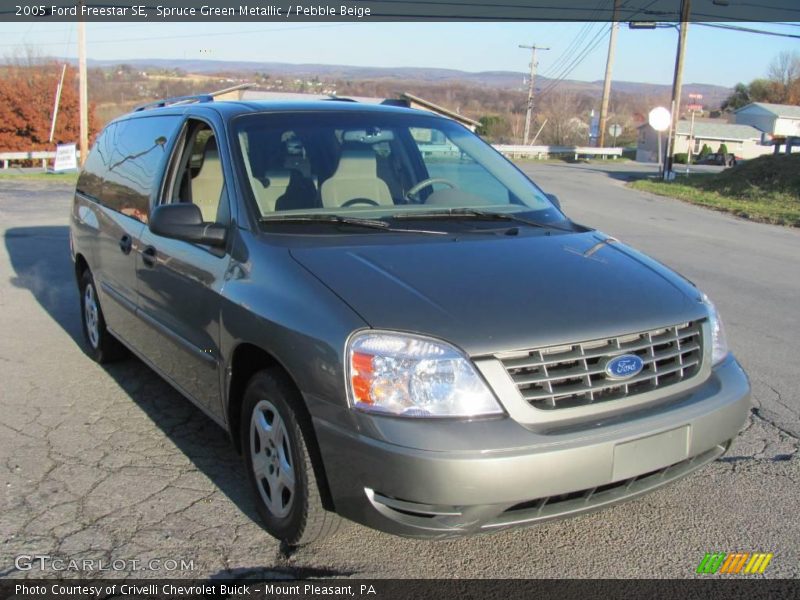 Spruce Green Metallic / Pebble Beige 2005 Ford Freestar SE