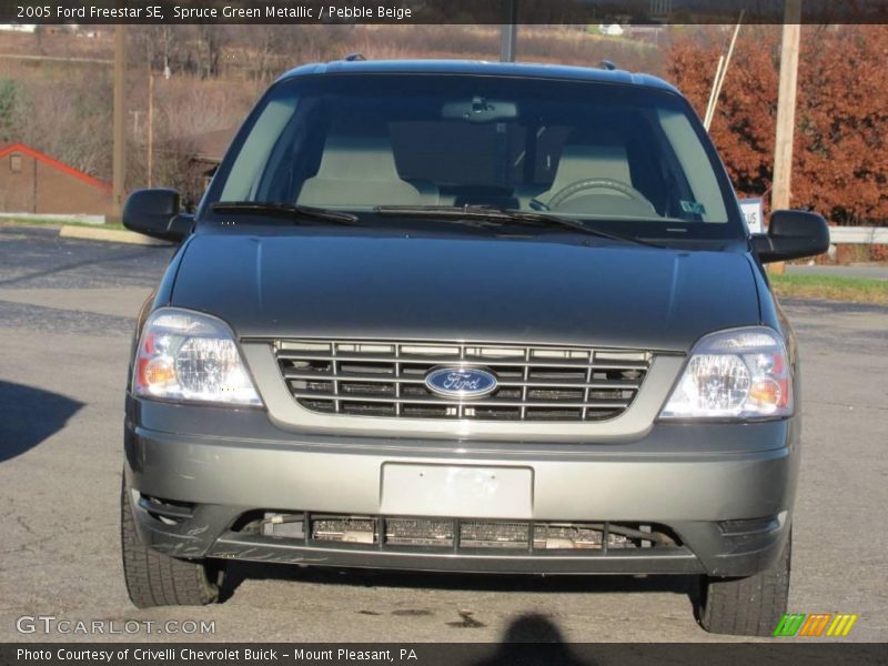 Spruce Green Metallic / Pebble Beige 2005 Ford Freestar SE