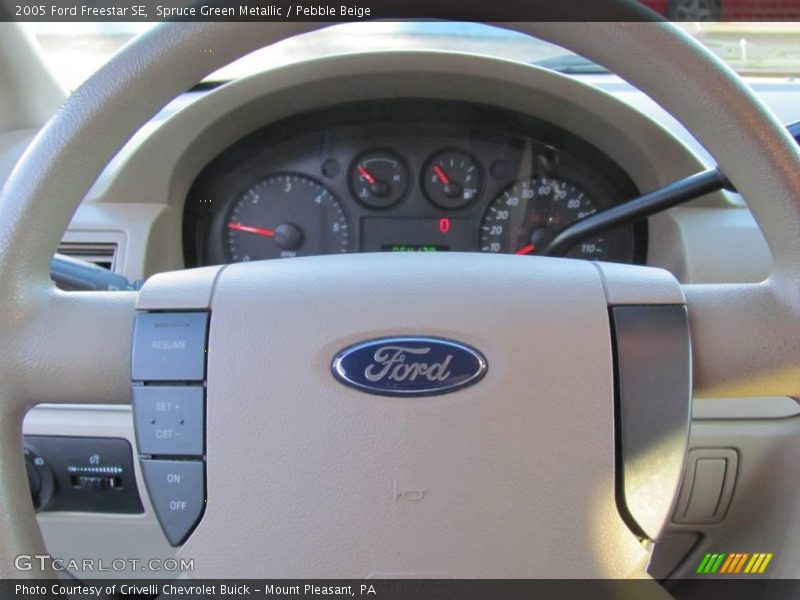 Spruce Green Metallic / Pebble Beige 2005 Ford Freestar SE
