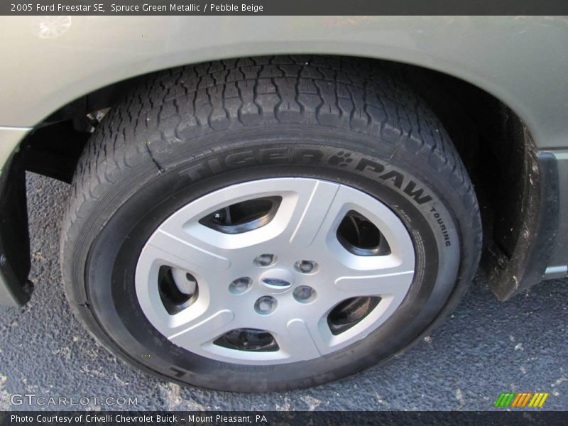 Spruce Green Metallic / Pebble Beige 2005 Ford Freestar SE