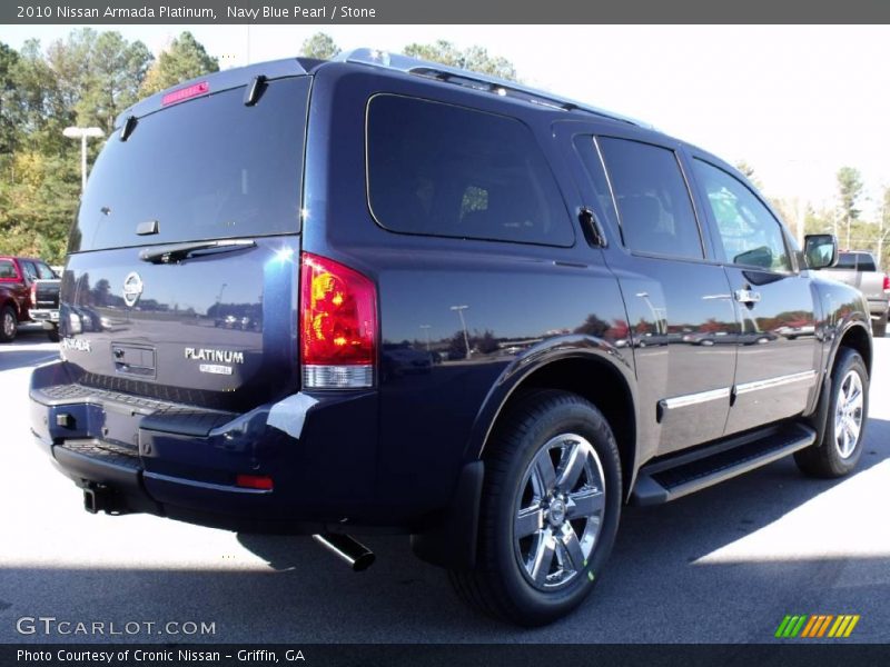 Navy Blue Pearl / Stone 2010 Nissan Armada Platinum