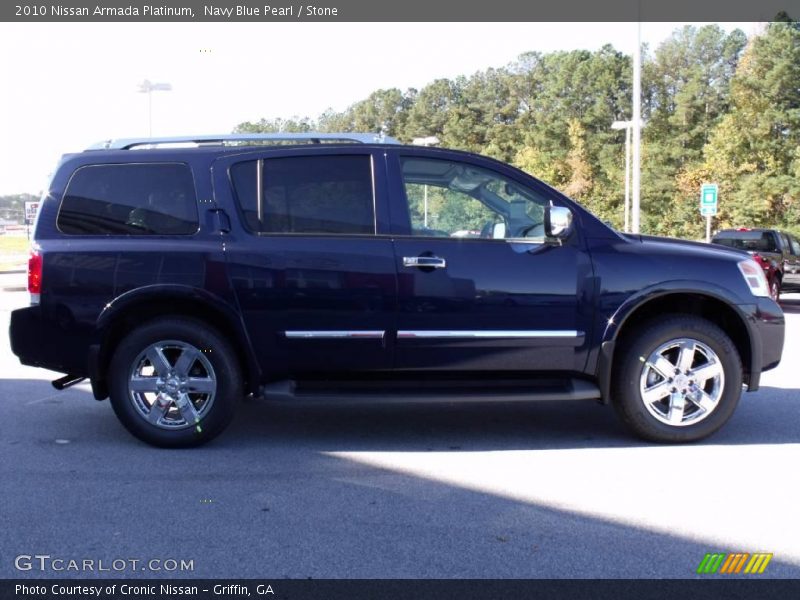 Navy Blue Pearl / Stone 2010 Nissan Armada Platinum