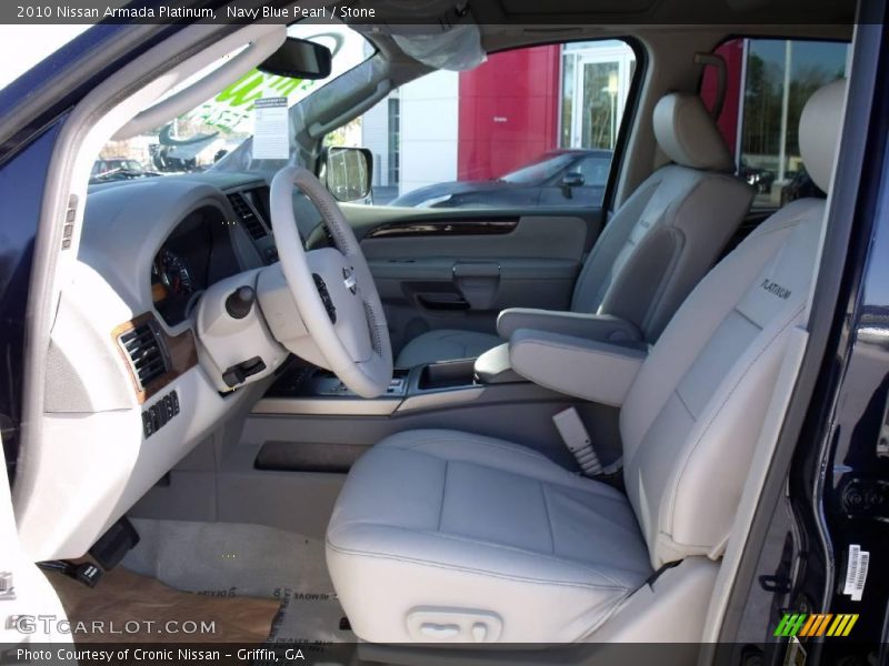 Navy Blue Pearl / Stone 2010 Nissan Armada Platinum